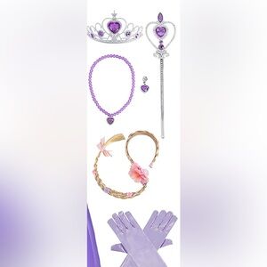 Rapunzel Purple Princess Dress-Up Set